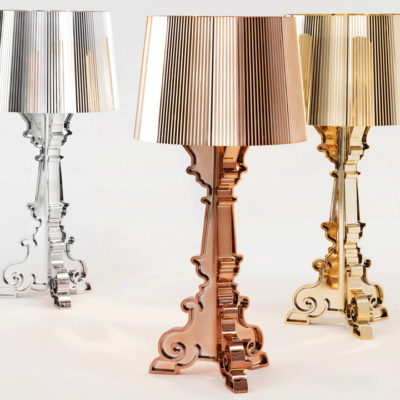 Bourgie Metallic Table Lamp By Kartell at Urbansuite