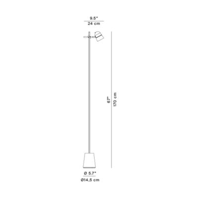 Counterbalance Floor Light by Luceplan