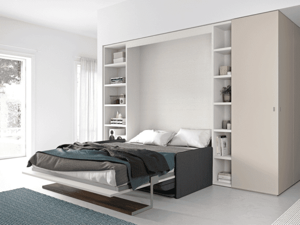 Drop-Down Double Bed by Cinquanta3