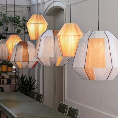 Bonbon Shade Earth Tones Pendant Light by Hay