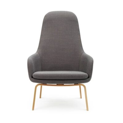 Era High Lounge Chair With Oak Legs By Normann Copenhagen at Urbansuite