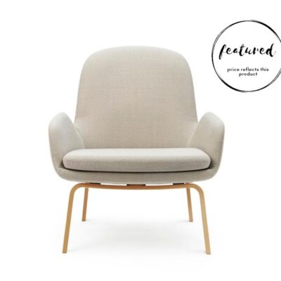 Era Low Lounge Wooden Leg Chair By Normann Copenhagen at Urbansuite