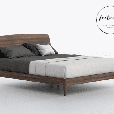 Este Bed R120 with Legs by Cinquanta3