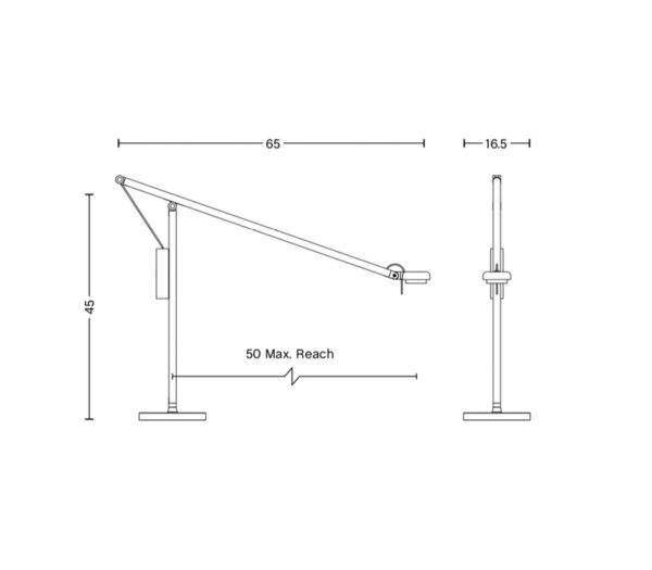 Fifty-Fifty Mini Table Lamp by Hay-58131