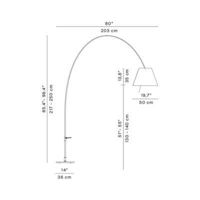 Lady Costanza Floor Light by Luceplan