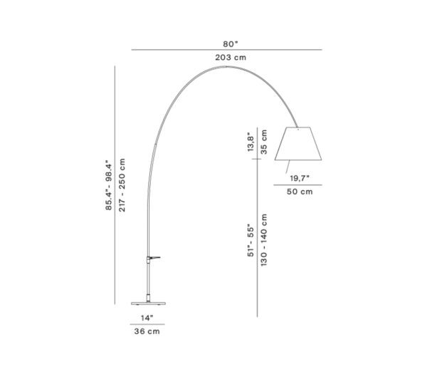 Lady Costanza Floor Light by Luceplan