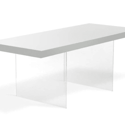 Air Lacquered Extendable Table by Lago