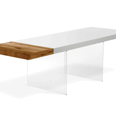 Air Lacquered Extendable Table by Lago