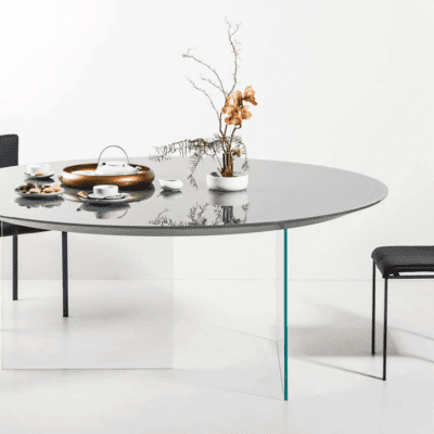 Round Lacquered Air Table by Lago