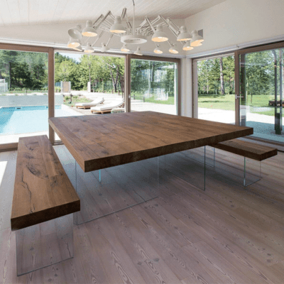 Air Wood Table by Lago