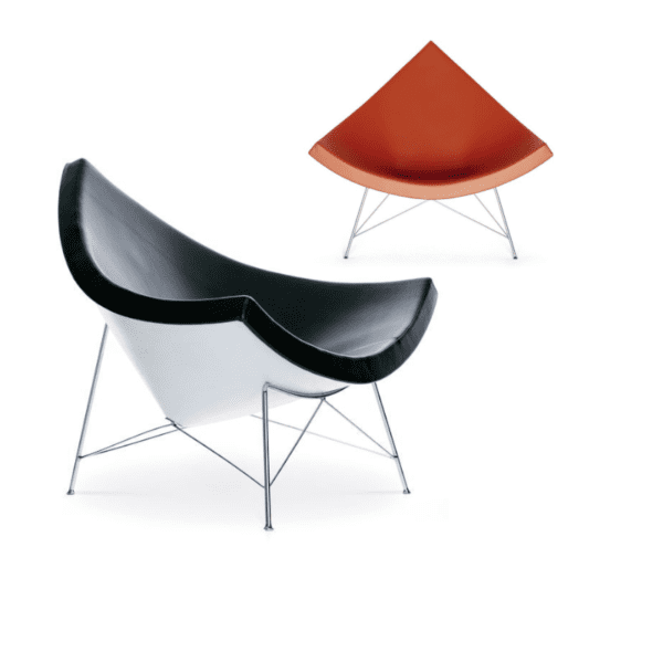 Vitra Coconut Chair Hopsak Fabric Leather Upholstery-0