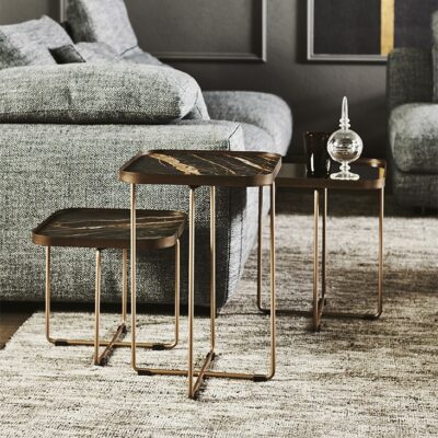 Cattelan Italia Benny Keramik Side Table, Square, Rectangular-68890