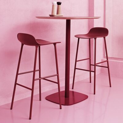 Form Barstool Metal Base by Normann Copenhagen at Urbansuite