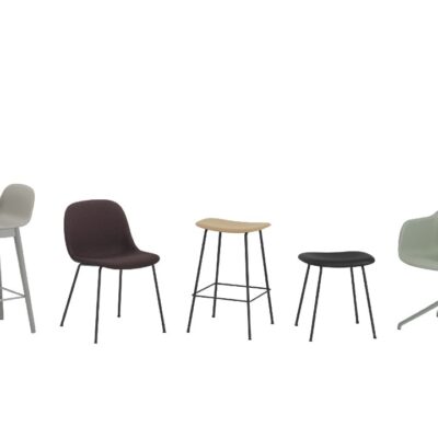 Fiber Tube Legs Side Chair by Muuto