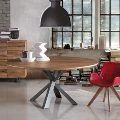 Montana Wild Round Dining Table by Oliver B Casa