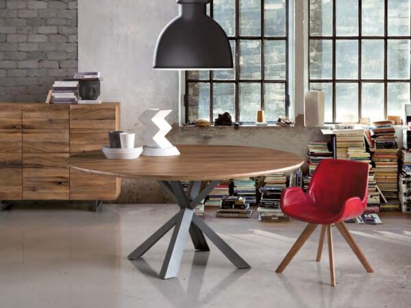 Montana Wild Round Dining Table by Oliver B Casa