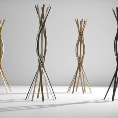 Horm Twist Beechwood Coatstand in 7 Different Finishes