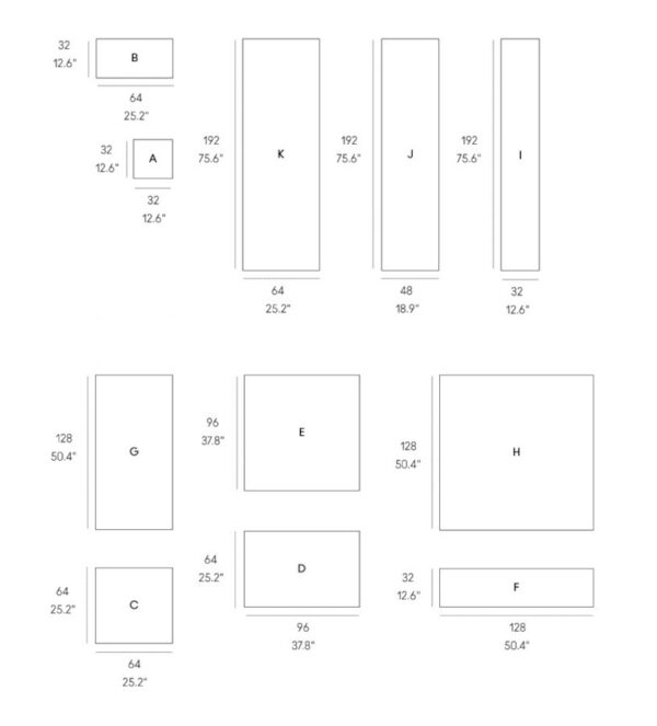 Horm UTE Minimal Horizontal or Vertical Mirror