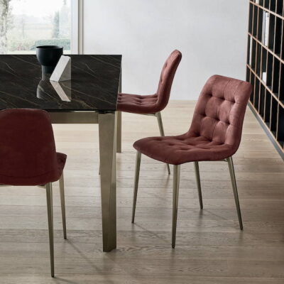 Bontempi Casa Kuga Slim Chair 4 Legs at Urbansuite