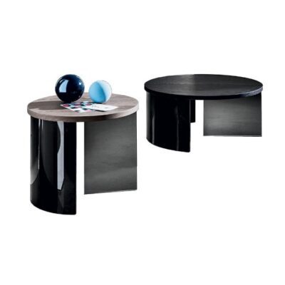 Sovet Italia Regolo Round Coffee Table in Different Finishes & 2 Sizes