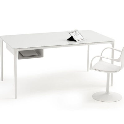 Sovet Italia Slim Office Desk Table in Different Sizes & Finishes at Urbansuite