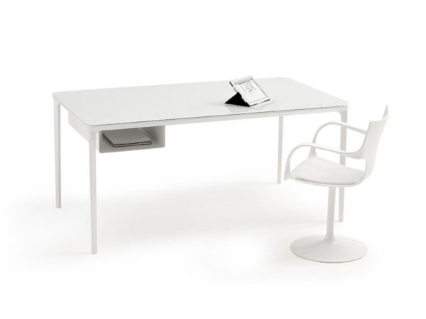 Sovet Italia Slim Office Desk Table in Different Sizes & Finishes at Urbansuite