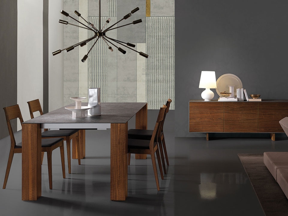 Thin Extending Dining Table by Oliver B Casa