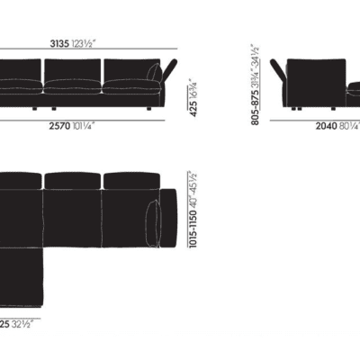 Vitra Mariposa Corner Sofa