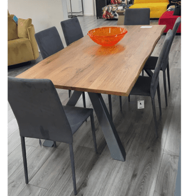 Oliver B Casa Montana Wood Top Dining Table