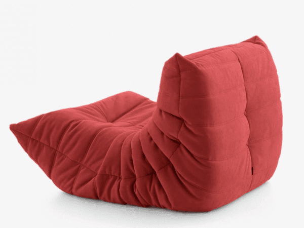 Ligne Roset Togo Fireside Goya Red Alcantara Chair