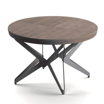 Ozzio Italia Big Round Extending Dining Table