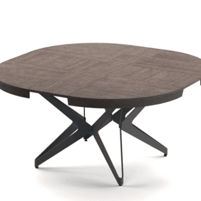 Ozzio Italia Big Round Extending Dining Table