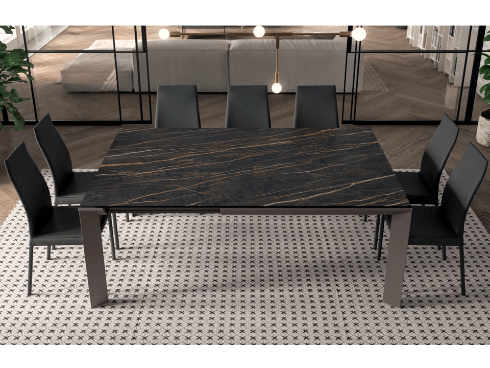 Ozzio Italia Metro Quadro Extending Table