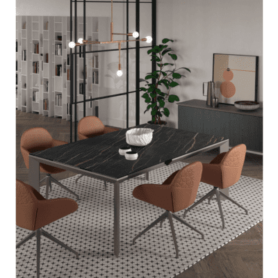 Ozzio Italia Metro Quadro Extending Table