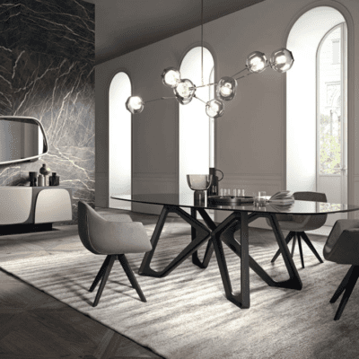 Ozzio Italia Papillon Fixed Table