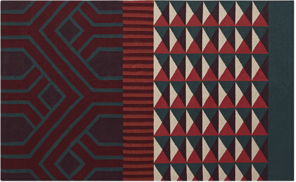 GAN Rugs Kilim Ndebele Rug, Wool-64726