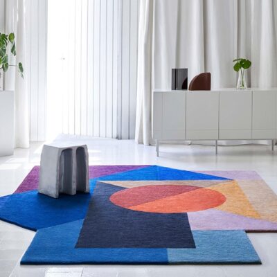 GAN Rugs Zoe Kubb Rug, Wool-64719