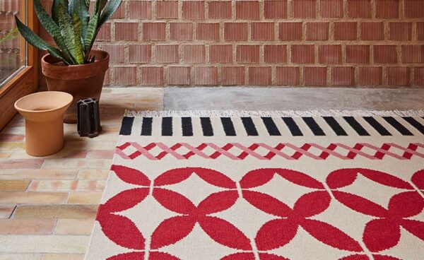 GAN Rugs Kilim Catania Rug, Wool, Reversible-64674