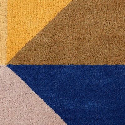 GAN Rugs Zoe Kubb Rug, Wool-64722