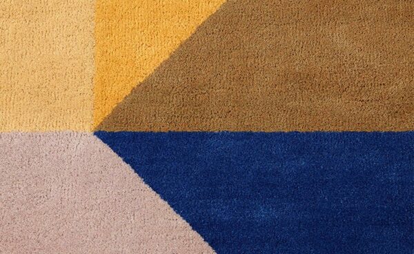 GAN Rugs Zoe Kubb Rug, Wool-64722