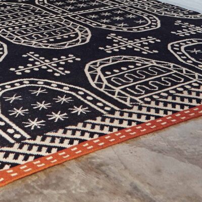 GAN Rugs Kilim Tasili Rug, Wool, Reversible-64651