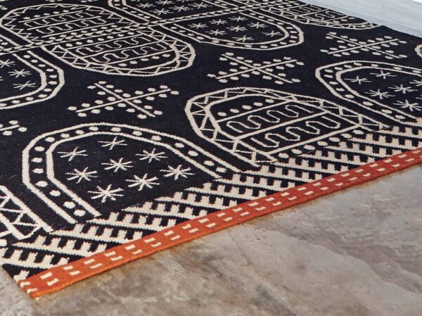 GAN Rugs Kilim Tasili Rug, Wool, Reversible-64651