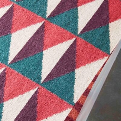 GAN Rugs Kilim Ndebele Rug, Wool-64729