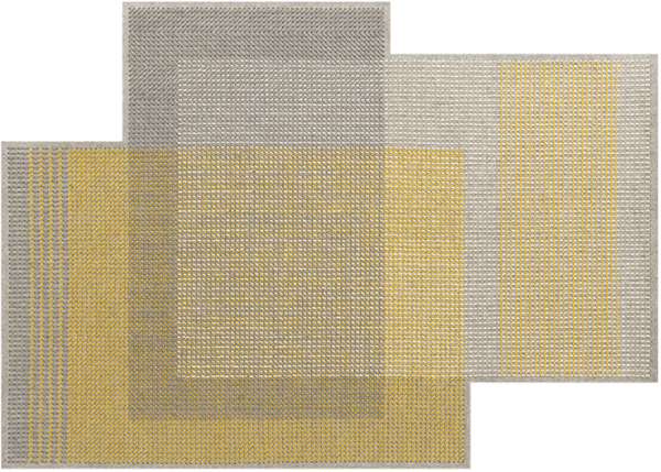 GAN Rugs Canevas Geo Rug, Wool-0