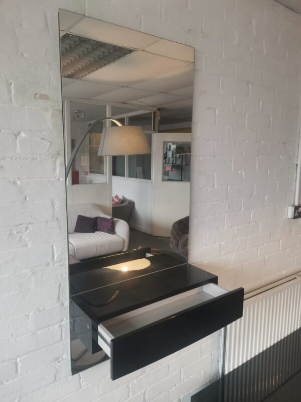 Calligaris Morgan Mirror with Shelf & Drawer Ex-Display