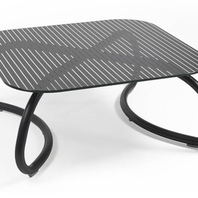 Nardi Outdoor Loto Relax 95 Table, Square, Glass-0