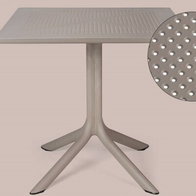 Nardi Outdoor Clip Table, Square, Recyclable Resin-65232