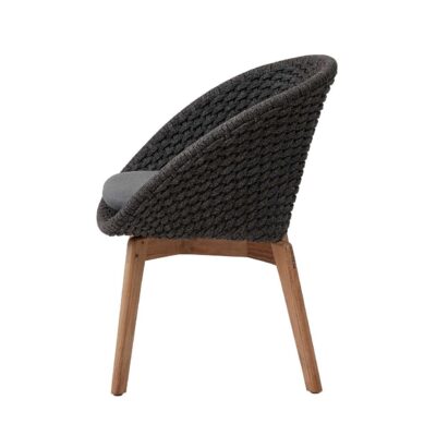 Cane-line Peacock Chair Soft Rope with Teak Legs