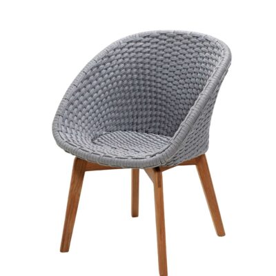 Cane-line Peacock Chair Soft Rope with Teak Legs