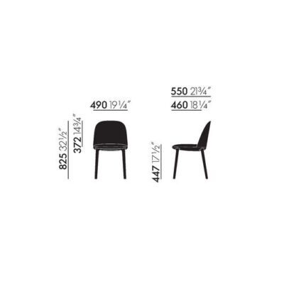 Vitra Softshell Side Chair-66672